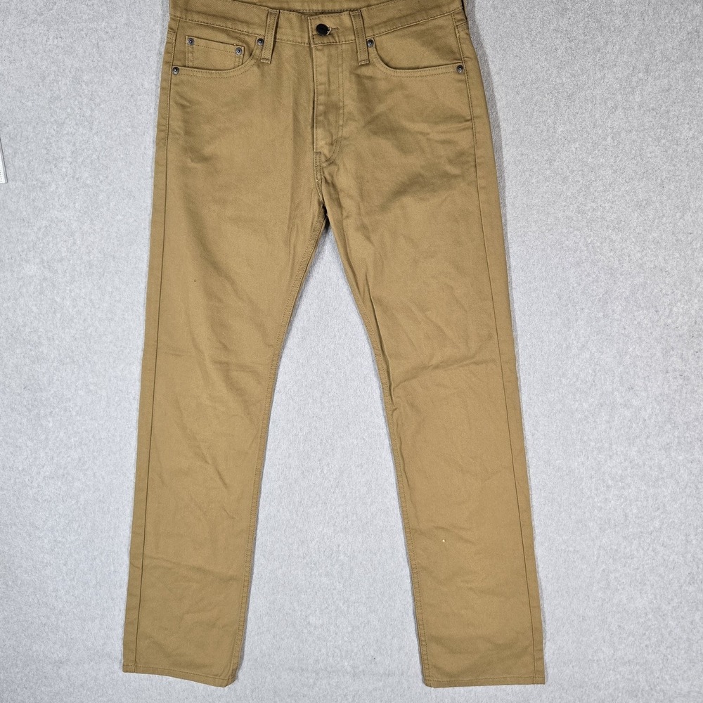 Levi's 513 Men Jeans 31X32 Brown Slim Straight